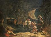 Giovanni Battista Tiepolo Diana and Actaeon oil